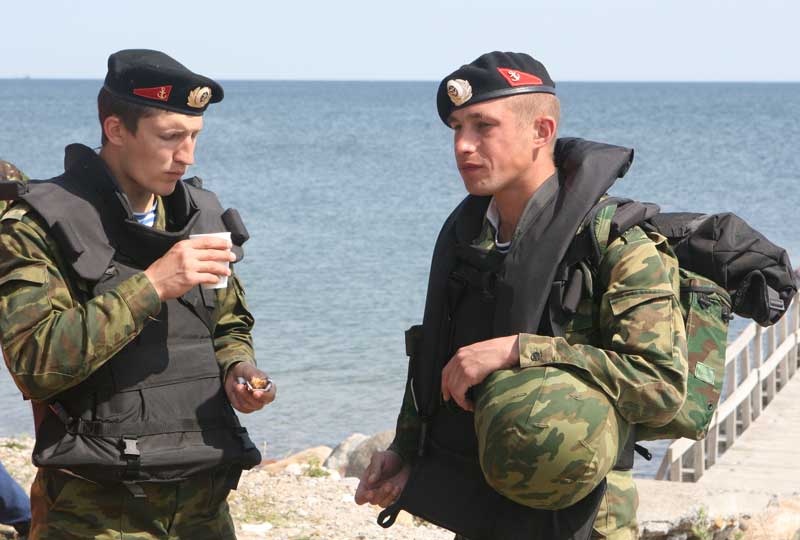 De russiske marineinfanterister kom fra 336 Russian Naval Infantry Brigade