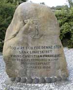 Klik på billedet for at læse mere om mindestenen ved Odden Havn...