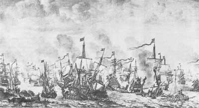 The Battle of Oresound, October 29, 1658.