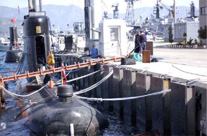 SÆLEN i basehavnen i Tyrkiet
