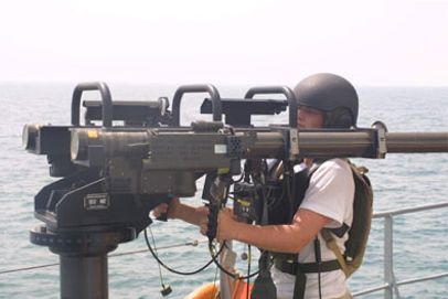 Stinger missiles in the twin mount LvSa M/00