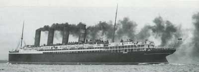Cunard liner R.M.S. LUSITANIA