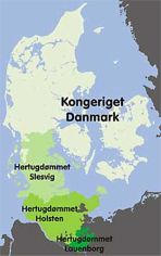 The Kingdom of Denmark and the three duchies