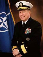 Commanding Officer, Rear Admiral Michael K. Mahon