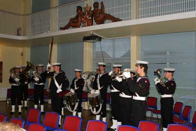 Svrnets Tamburkorps spillede den nykomponerede Willemoes march