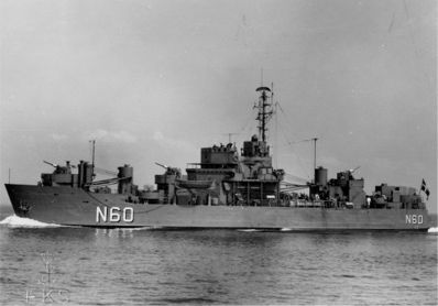 The minelayer BESKYTTEREN, ex. USS LSM 390