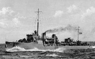 The torpedo boat DRAGEN