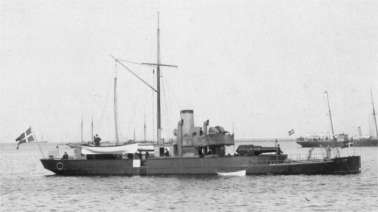 The Danish Gun Boat FALSTER...