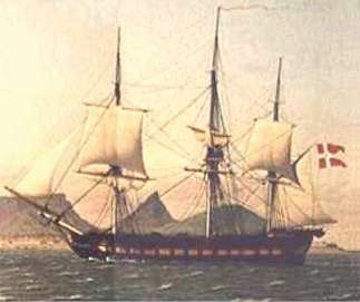 The corvette GALATHEA (1833-1861)