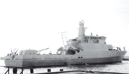 The patrol vessel GRIBBEN