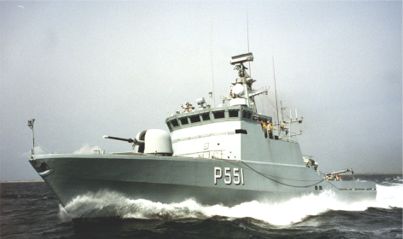 The patrol vessel HAJEN