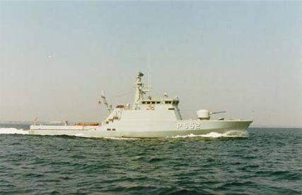 HAVKATTEN equipped as a basic surveillance vessel