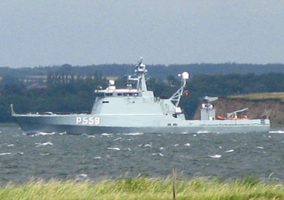 The patrol vessel LOMMEN