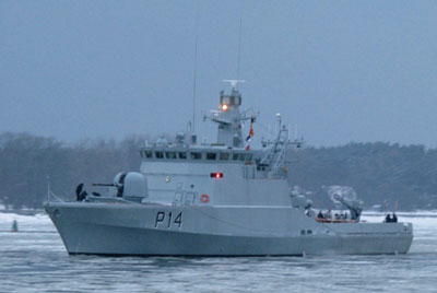 LOMMEN here shown after being commissioned by the Lithuanian Navy