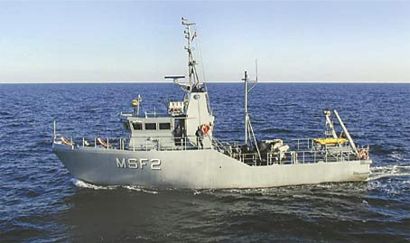The Remote Controlled Mine Clearance Vessel MSF2