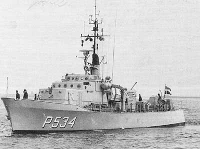 The seaward defense craft NAJADEN