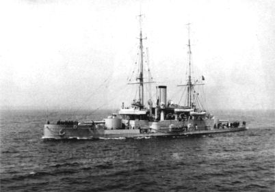 The coast defense ship OLFERT FISCHER.