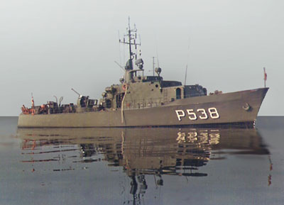The seaward defense craft ROTA