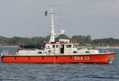 SKA 13 off Havnsoe in North Western Zealand in September 2008