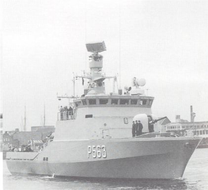 The patrol vessel SØLØVEN