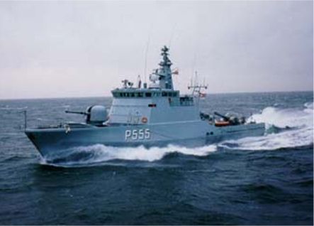The patrol vessel STØREN