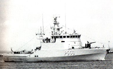 The patrol vessel SVÆRDFISKEN