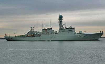 THETIS in calmer weather entering Copenhagen on August 31, 2007.