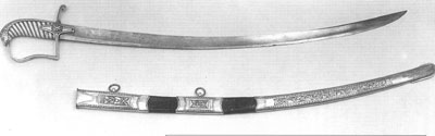 Kadet W. Fæster Æressabel fra 1813