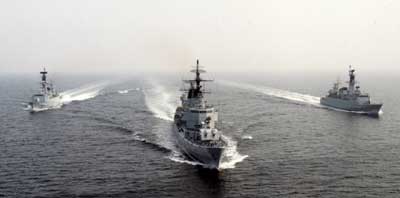 De danske fregatter og korvetter har p skift indget i STANAVFORLANT