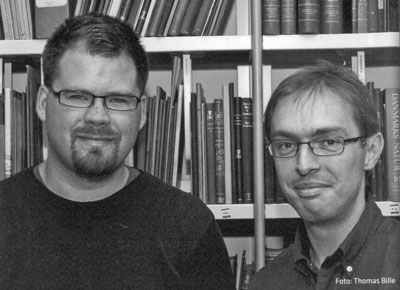 Forfatterparret Søren Nørby og Jakob Seerup