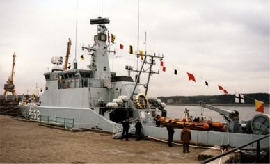 HAVKATTEN equipped as an anti submarine vessel