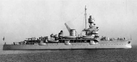 The light cruiser NIELS IUEL