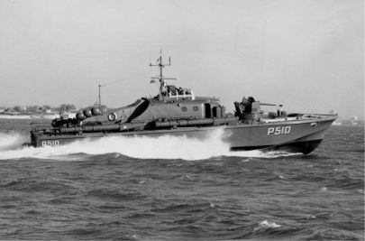 The Fast Patrol Boat SLVEN during initial sea trials