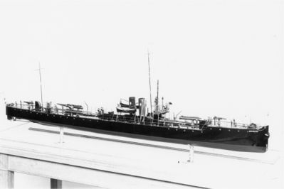 Model af torpedobden SRIDDEREN
