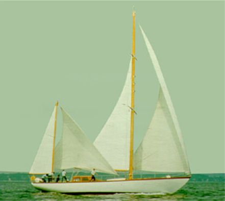 One of the sail training ships of the SVANEN Class